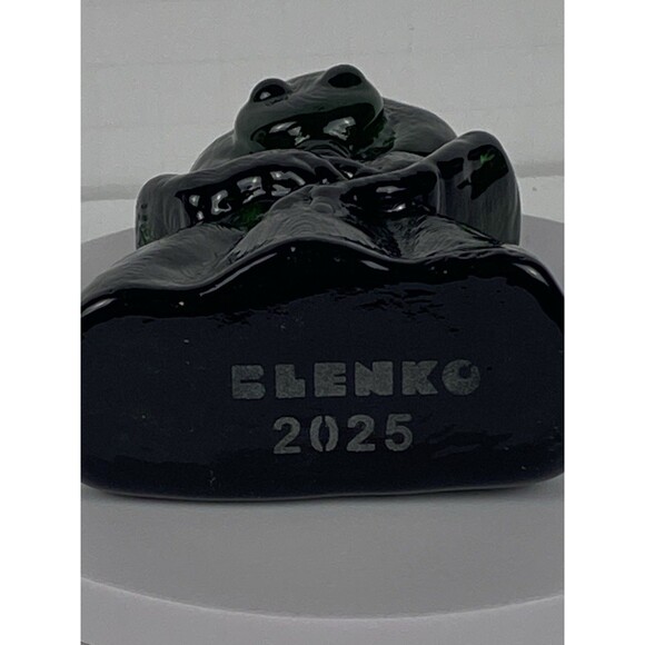 Blenko Glass Cryptid Critter 2523C - Flatwoods Monster - Clover - Picture 5 of 10